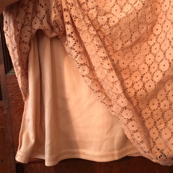 Forever 21 - Blush Lace Dress (like new) - Picture 2 of 5